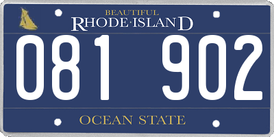 RI license plate 081902