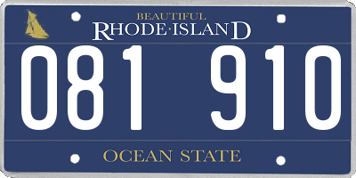 RI license plate 081910