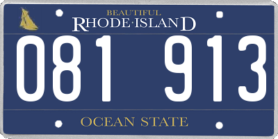 RI license plate 081913