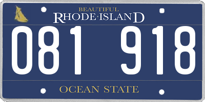 RI license plate 081918