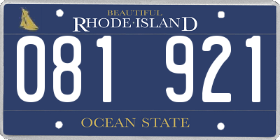 RI license plate 081921