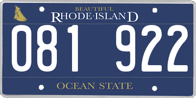 RI license plate 081922