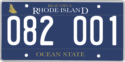 RI license plate 082001