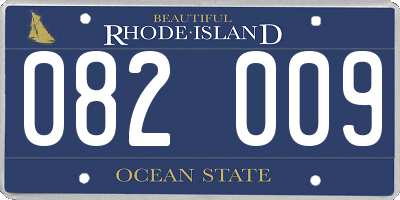 RI license plate 082009
