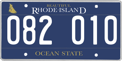 RI license plate 082010