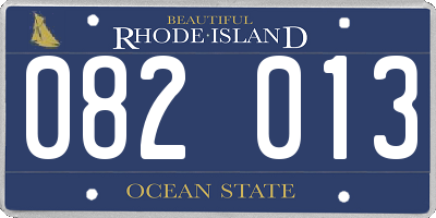 RI license plate 082013