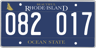 RI license plate 082017