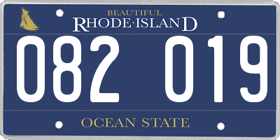 RI license plate 082019