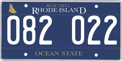 RI license plate 082022
