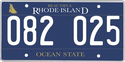 RI license plate 082025