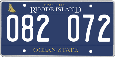 RI license plate 082072