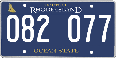 RI license plate 082077