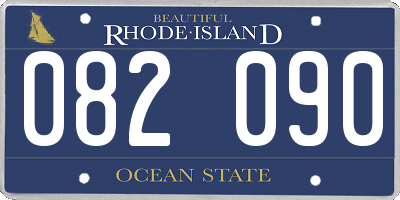 RI license plate 082090