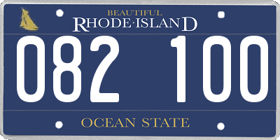 RI license plate 082100