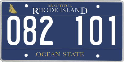 RI license plate 082101