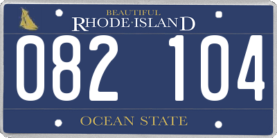 RI license plate 082104