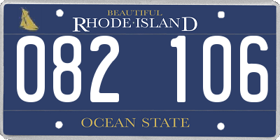 RI license plate 082106