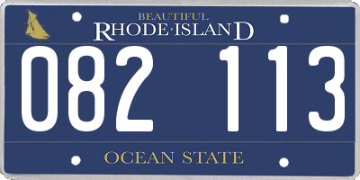 RI license plate 082113