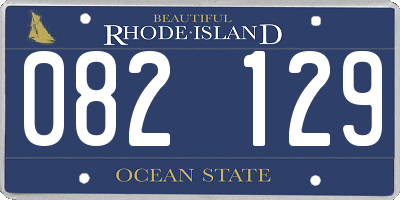 RI license plate 082129