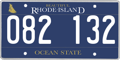 RI license plate 082132