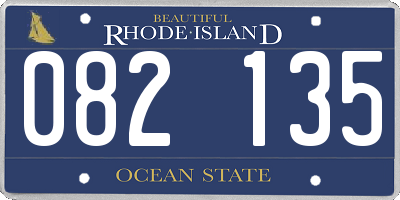 RI license plate 082135