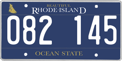 RI license plate 082145