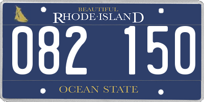 RI license plate 082150