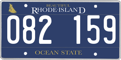 RI license plate 082159