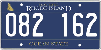 RI license plate 082162