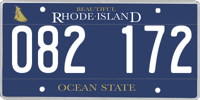 RI license plate 082172