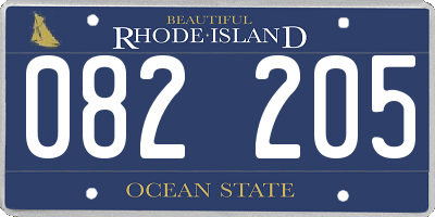 RI license plate 082205