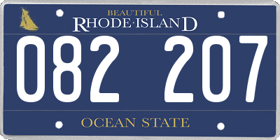 RI license plate 082207