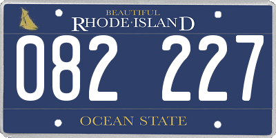 RI license plate 082227
