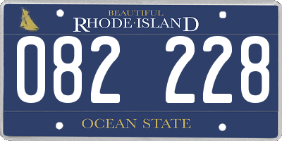 RI license plate 082228