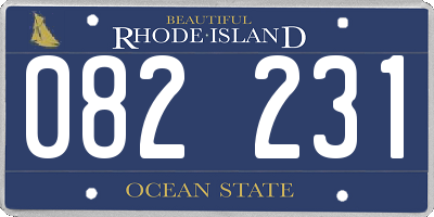RI license plate 082231