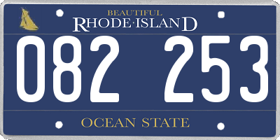 RI license plate 082253