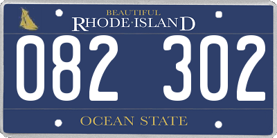 RI license plate 082302