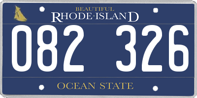 RI license plate 082326