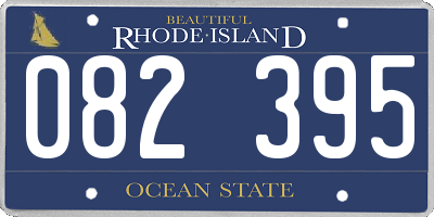 RI license plate 082395
