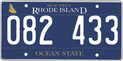 RI license plate 082433