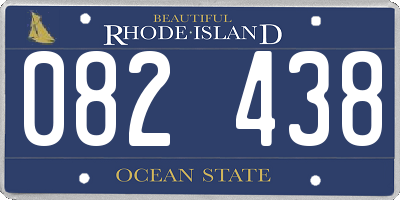 RI license plate 082438