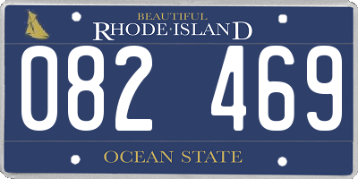 RI license plate 082469