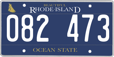 RI license plate 082473