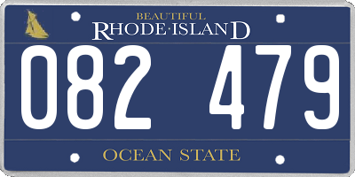 RI license plate 082479