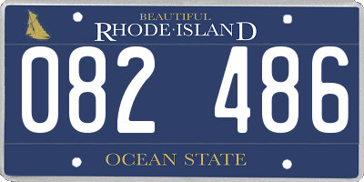 RI license plate 082486
