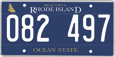 RI license plate 082497