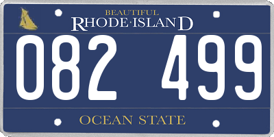 RI license plate 082499