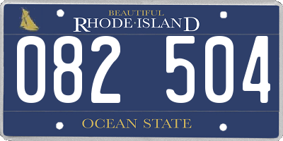 RI license plate 082504