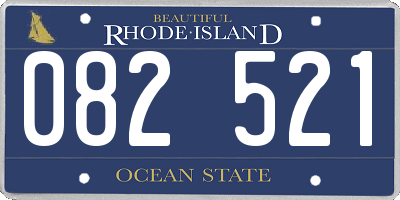 RI license plate 082521