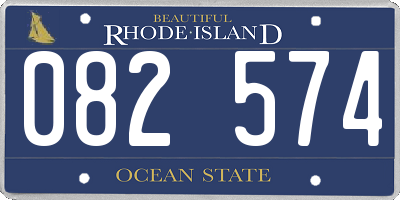 RI license plate 082574